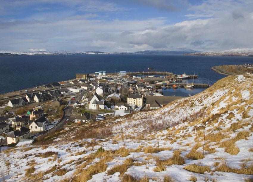 Winter View Overlooking Mallaig Harbour