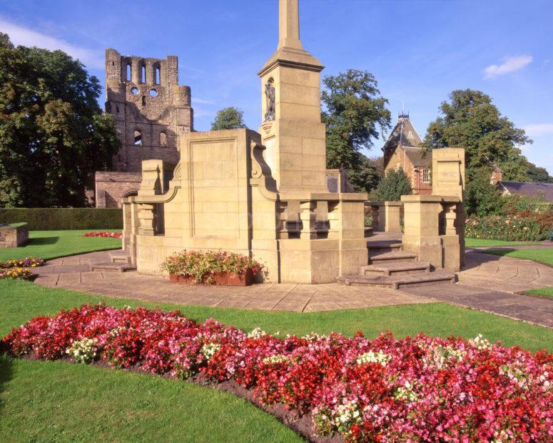 Kelso Abbey From Gardens Borders 2