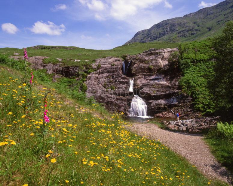 Waterfall In The Pass Of Glencoe