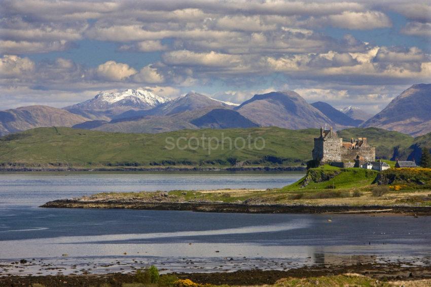 Duart Castle And The Argyll Hills Beyond MULL