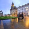 0I5D8574 THE BEATLES STAUES ON PIER HEAD