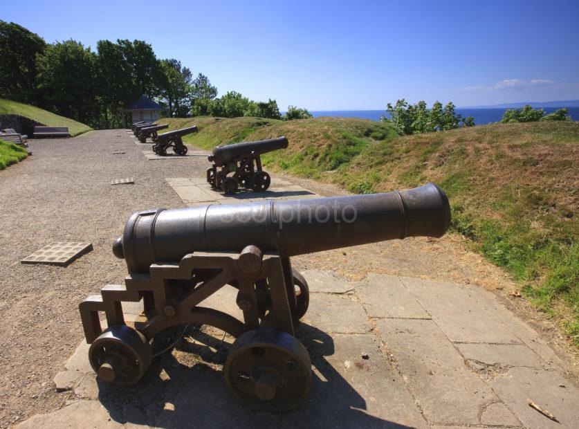 Canons On Terrace At Culzean Castle