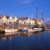 A Colourful Scene In Anstruther Harbour East Neuk Fife