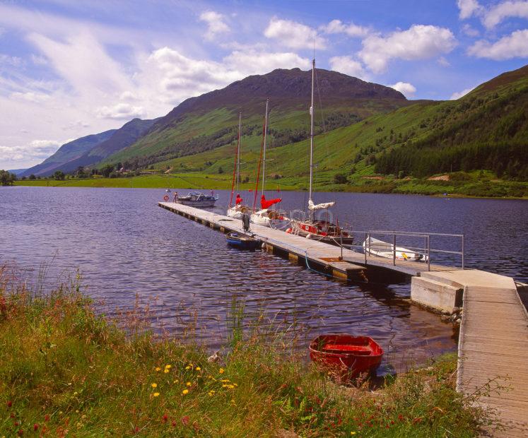 Summer View From The North End Of Beautiful Loch Lochy Looking South West Great Glen Highlands