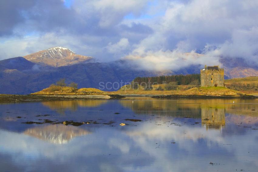 Castle Stalker Reflections From Port Appin