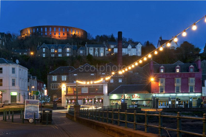 View Of Stafford Street Towards Tower Oban