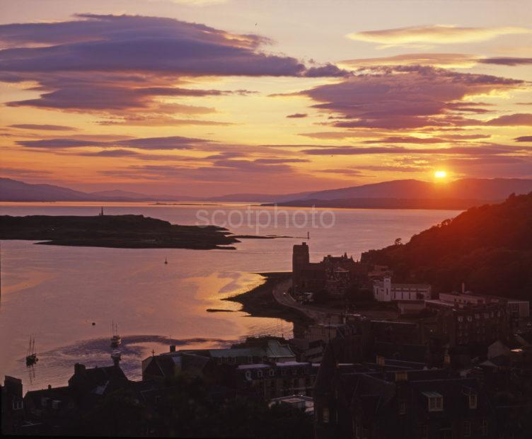 Oban Sunset 1980s