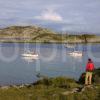 YACHTS IN ARNIGOUR BAY COLL