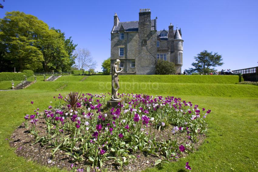 Torosay Castle From Statue Garden Mull