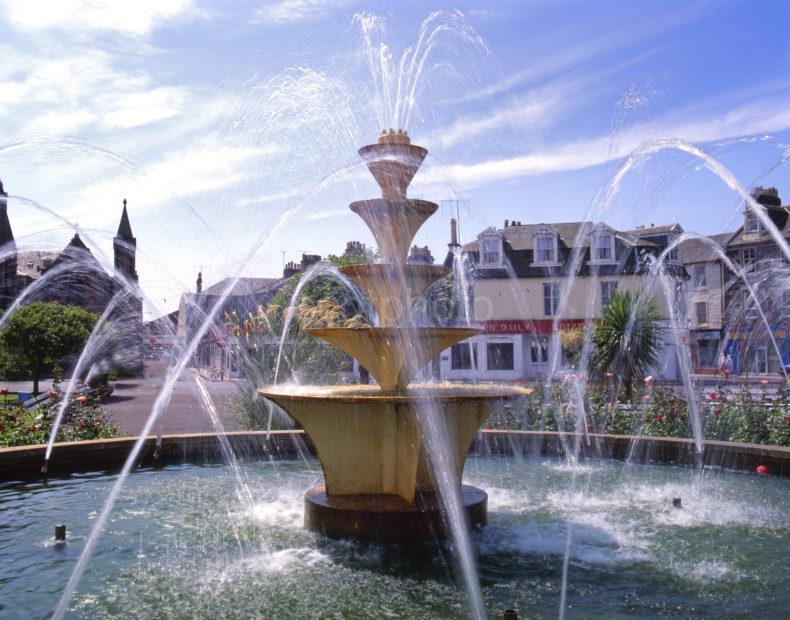 Fountain On Esplanade In Rothesay Island Of Bute