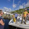 0I5D9660 Busy Scene Crinan Canal Basin Argyll