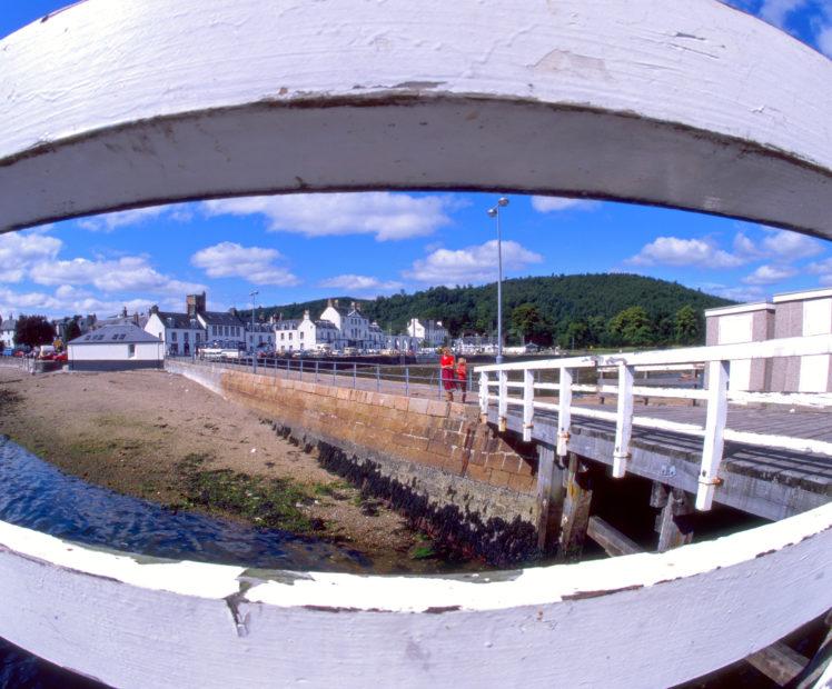 Unusual View Of Inveraray From The Pier Loch Fyne