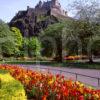 Edinburgh Castle From The Princes Street Gardens Edinburgh