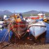 Lots Of Boats In Port Ascaig Harbour With Paps Of Jura In View ISLAY