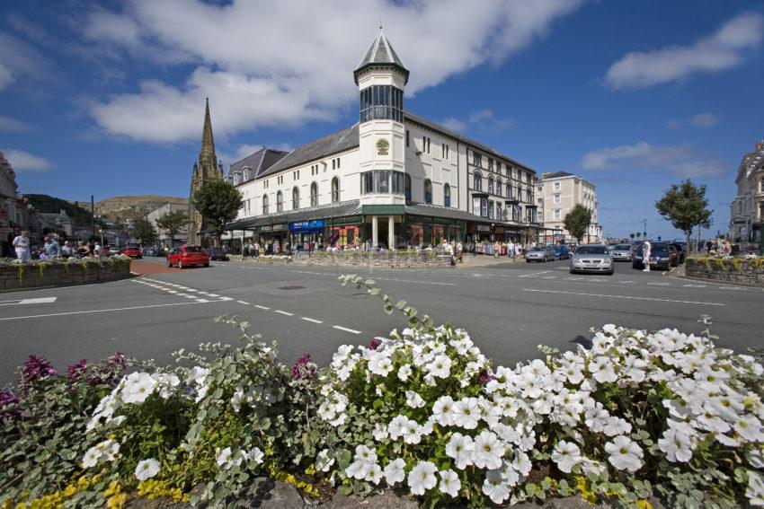 Llandudno Town Centre Scene