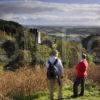 0I5D1760 Two Walkers Overlook Castle Campbell And Dollar Glen