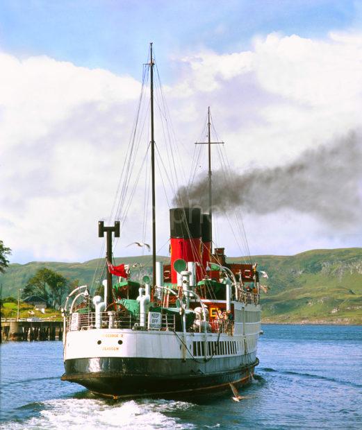 King George V Departs Oban Argyll