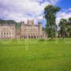 Summer View Towards Taymouth Castle As Seen From The Golf Links Near Kenmore Perthshire