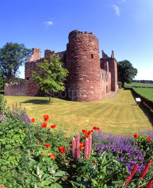 Sandstone Ruins Of Edzell Castle Angus