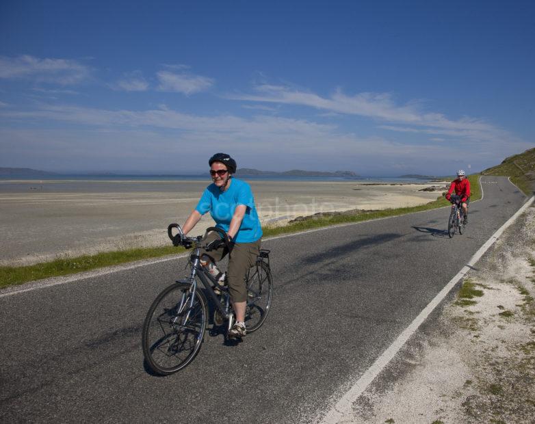 Cycling On Barra Nr Traigh Mhor