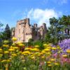 Crathes Castle 16th Cent L Plan Tower House From Gardens Royal Deeside Aberdeenshire