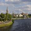 0I5D9965 Towards City Of Inverness From River Ness Highlands