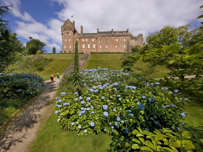 I5D8791 Beautiful Gardens At Brodick Castle Island Of ARRAN