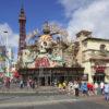 Blackpool Tower And Coral Island