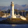 Lismore Lighthouse With Glencoe Hills