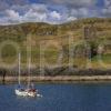 Gylen Castle Kerrera With Yachts