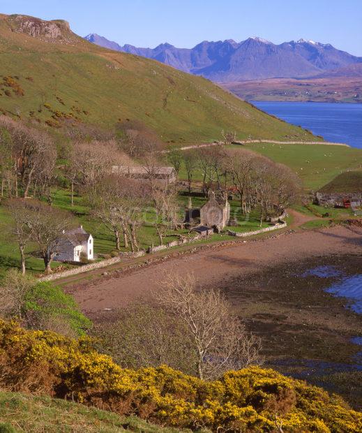 Rugged Cuillins From Guesto Bay Isle Of Skye