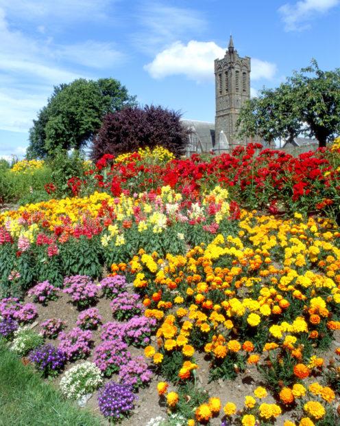 Colourful Gardens In The Park At Castle Douglas Kirkcudbrightshire