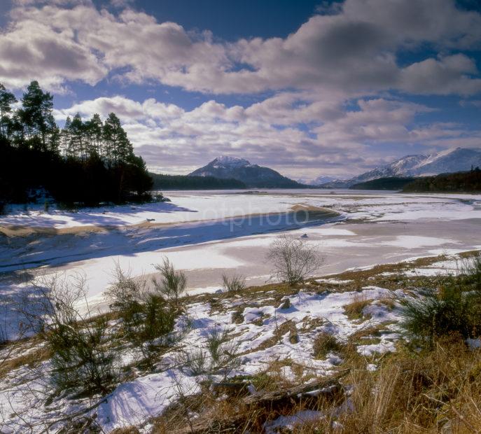 Snow Scene Loch Laggan