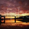 Sunset Over The Creagan Bridge Argyll