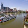 133A9573 Paddle Boat And Nashville For Tonys Poster