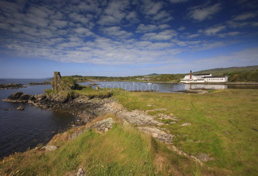 Dunyvaig Castle And Lagavulin Distillery Islay