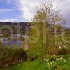 Unusual Spring View Of Kenmore Village From South Side Of Loch Tay Tayside