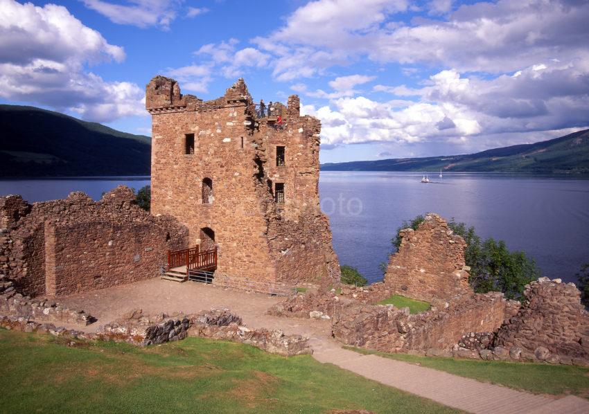 Urquhart Castle Ruins Loch Ness Inverness Shire