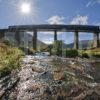 DSC 8084 Sprinter Crosses Horseshoe Viaduct From River In Glen Auch