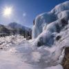 Ice Waterfall Glen Etive Argyll