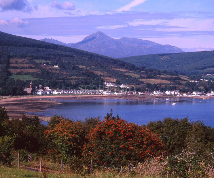 Towards Lamlash And Goat Fell Island Of Arran