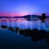 WY3Q3191 Sunset Afterglow Castle Stalker