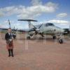 0I5D8512 Beach King Air With Piper At Oban Airport Argyll