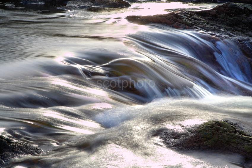 FP036 Shimmering Crystal Streamlet Plays Stream In Glencoe