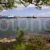 Stornoway Harbour With Ferry Arriving From Ullapool