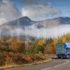 Artic Climbs Up Glen Lochy From Dalmally LARGE