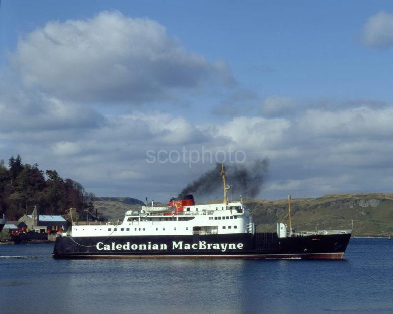 MV Columba In Oban Bay In Days Gone By 80s