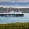 MV Isle Of Lewis Nears Stornoway Harbour Lewis