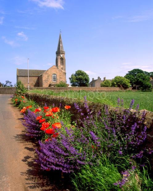 Country Village Kirk In Kings Barns East Neuk Of Fife