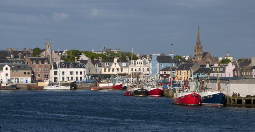 DSC 5401 Panoramic Of Stornoway Harbour Lewis